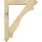 Ekena Millwork Balboa Arts and Crafts Rough Sawn Bracket w/ Offset Brace, Douglas Fir, 6"W x 32"D x 40"H BKT0604X32X40BOA03RDF - alternate 2
